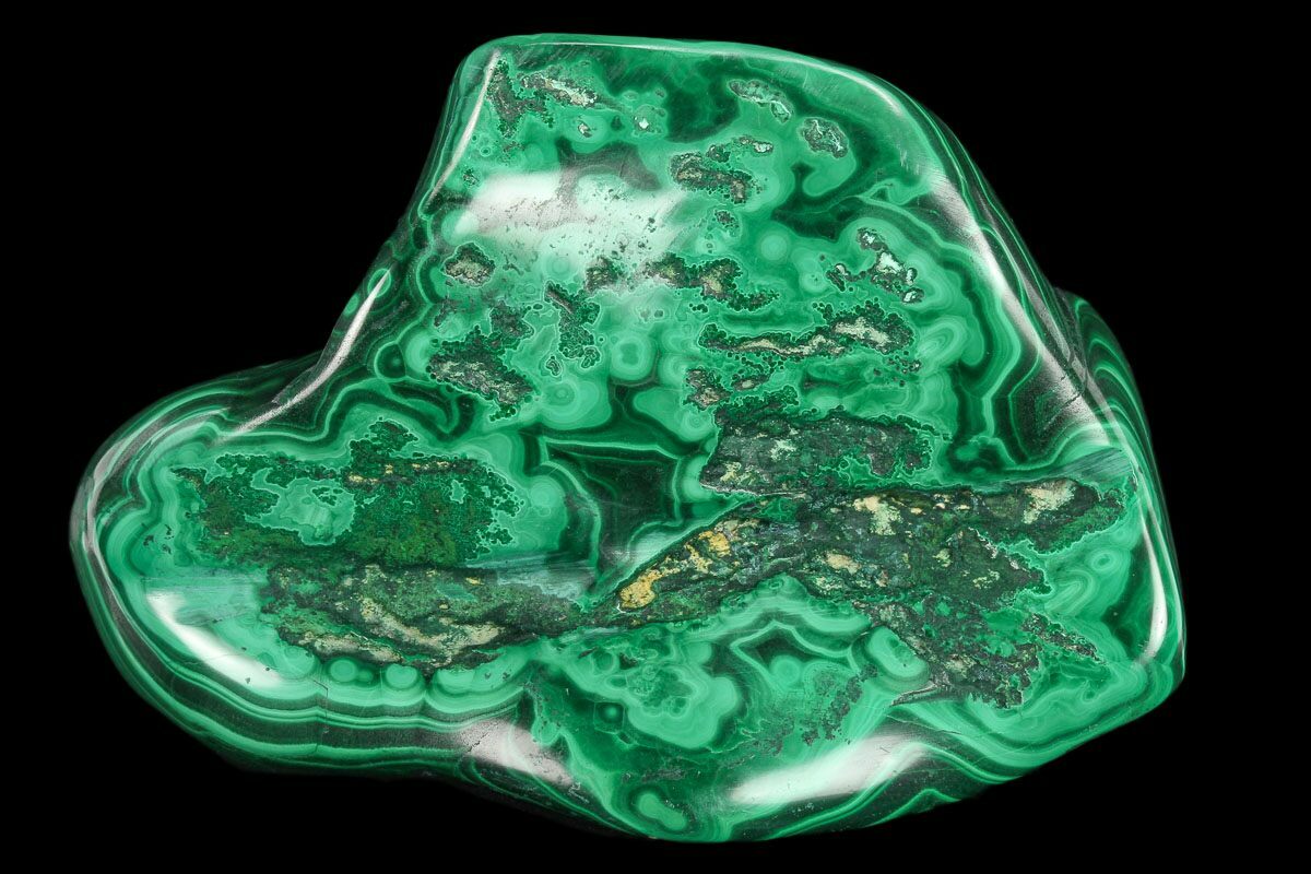3.5" Polished Malachite Specimen Congo (133748) For Sale