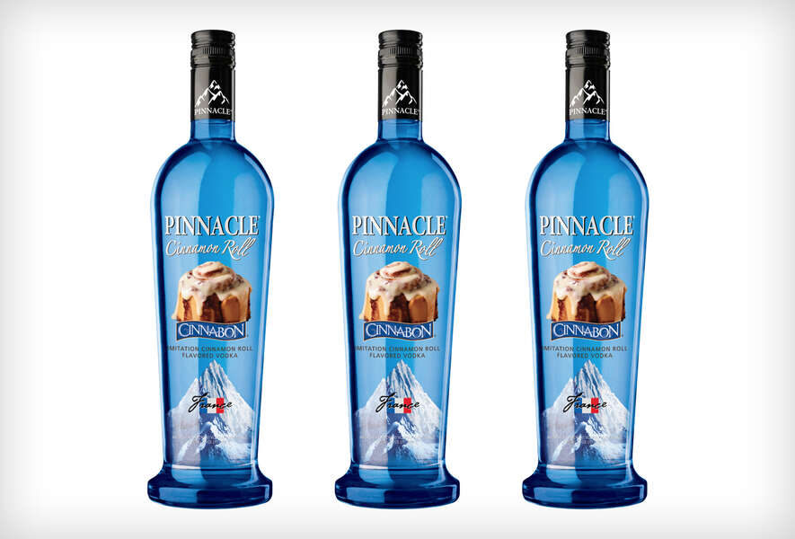 Pinnacle Cinnabon vodka New cinnamon rollflavored vodka set for