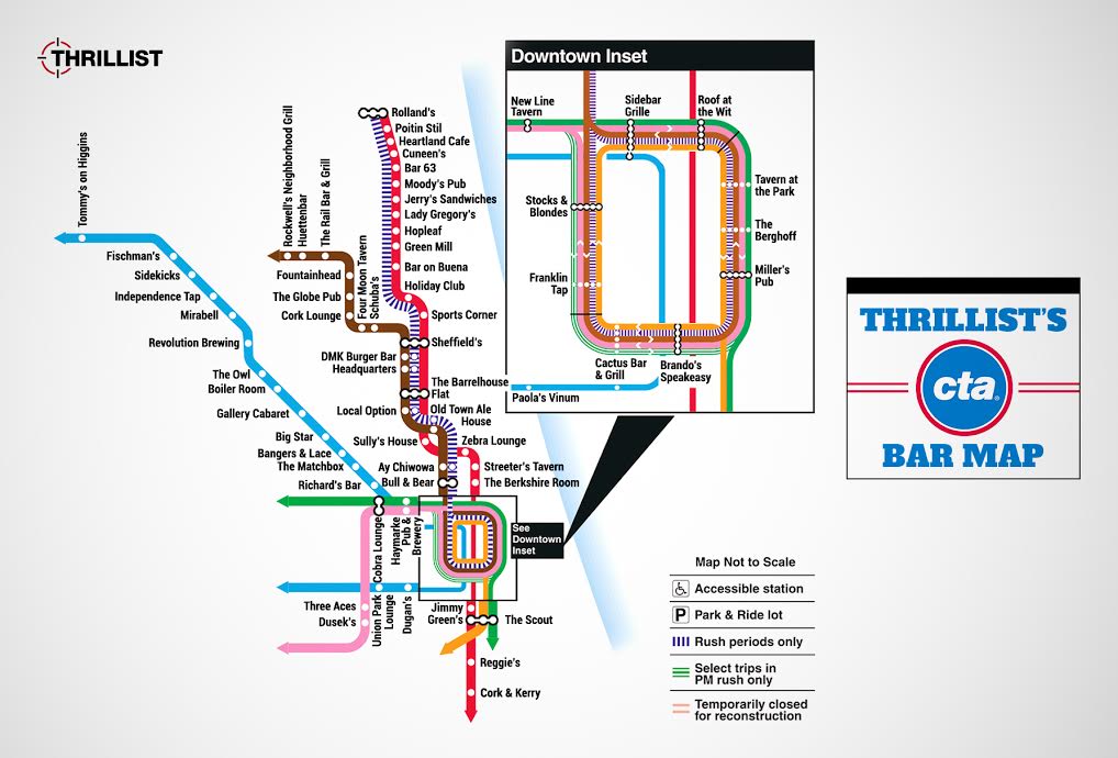 Chicago Transit Map Google My Maps