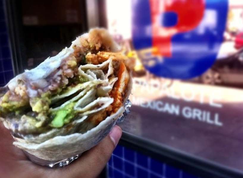 Papalote Fried Chicken Mac and Cheese Burrito SF Thrillist