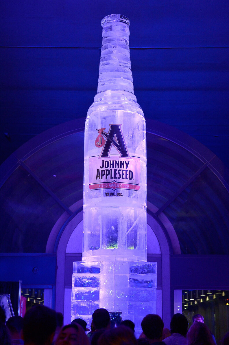 Johnny Appleseed Unveiled the World's Largest Ice Luge in Boston