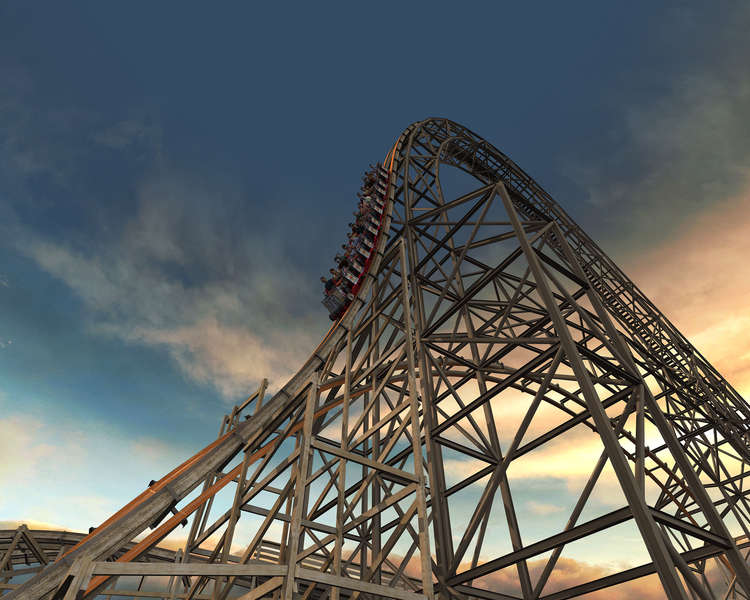 Goliath roller coaster World's biggest wooden ride opens at Six Flags Thrillist
