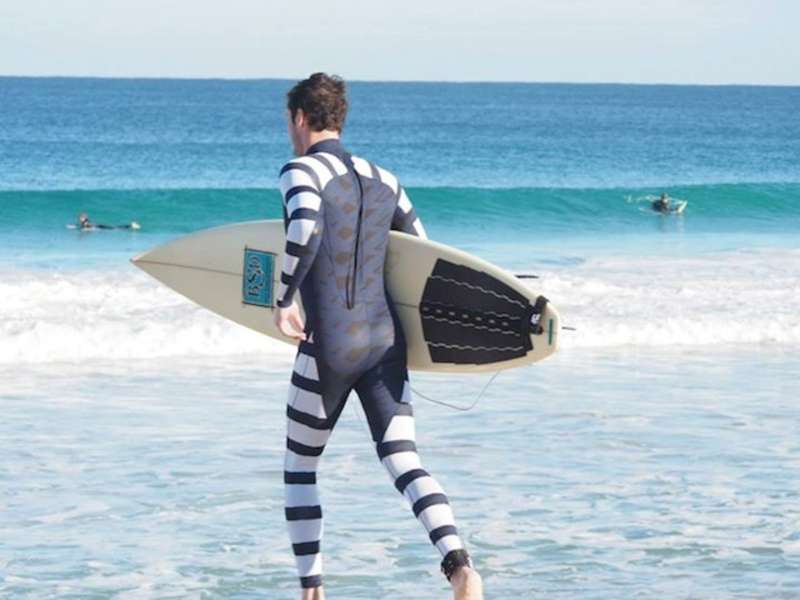 Camo Wetsuit Camouflage Wetsuit to Repel Sharks Thrillist