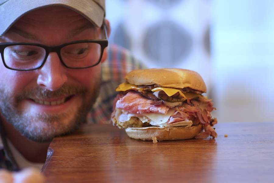 Taste Test Arby's Meat Mountain Arby's Secret Menu Sandwich Thrillist