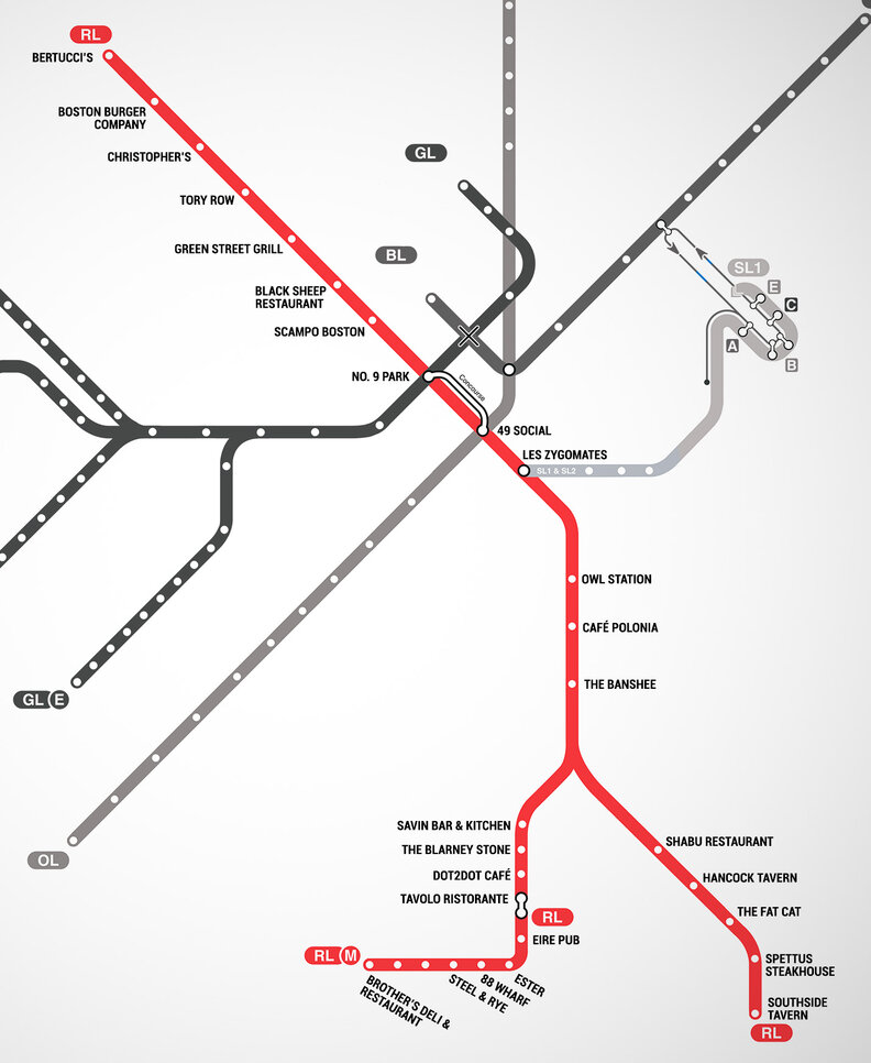 Boston Printable Tourist Map Sygic Travel