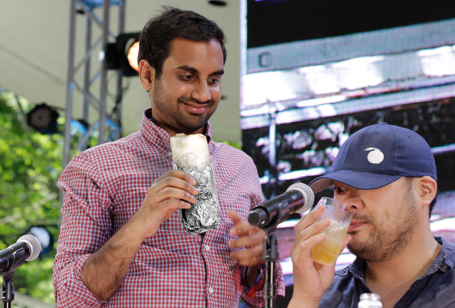 Aziz Ansari's Jokes Will Now Appear on Chipotle Cups Thrillist