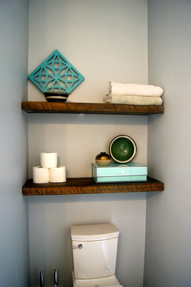 10 Easy Shelves You Can Install in 30 Minutes Easy Wood Shelf Ideas