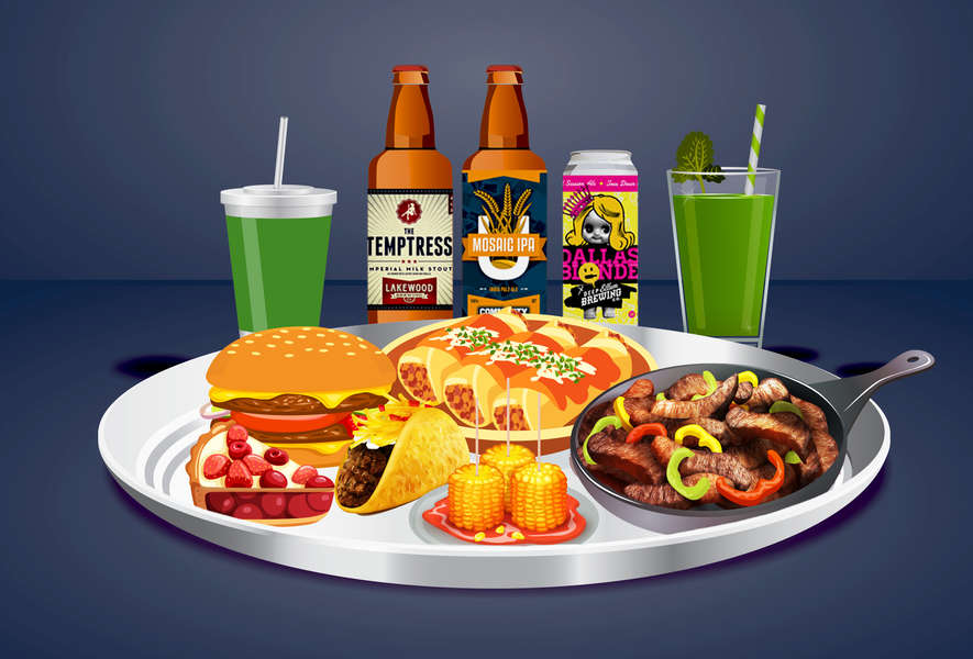 The Dallas Food Pyramid Thrillist