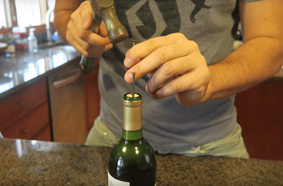 These Wine Opening Hacks are Equal Parts Genius and Ridiculous Thrillist