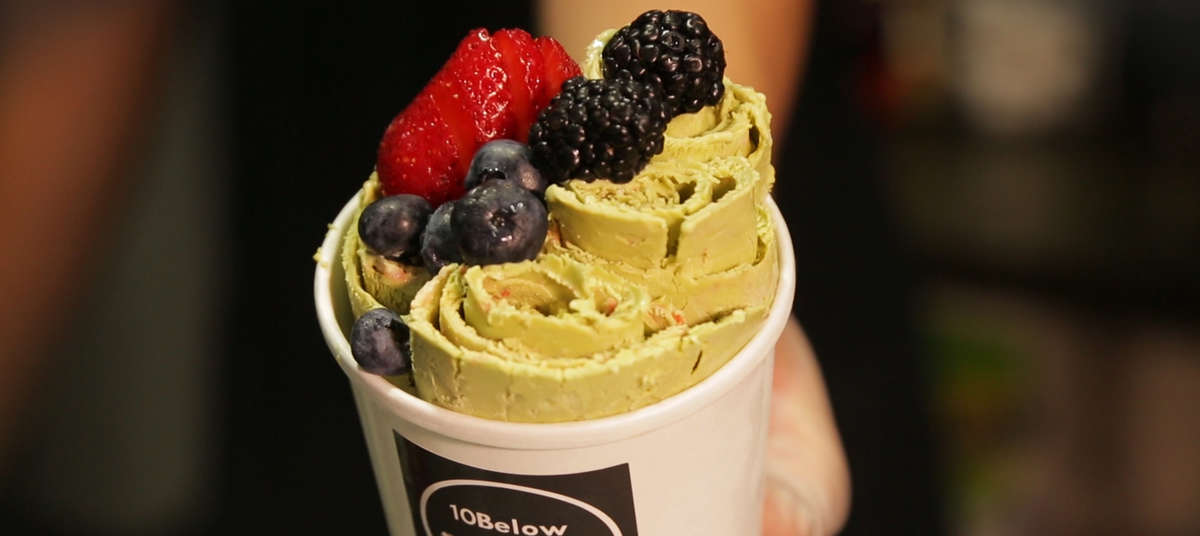 Rolled Ice Cream at NYC's 10Below Is Worth the Wait Thrillist