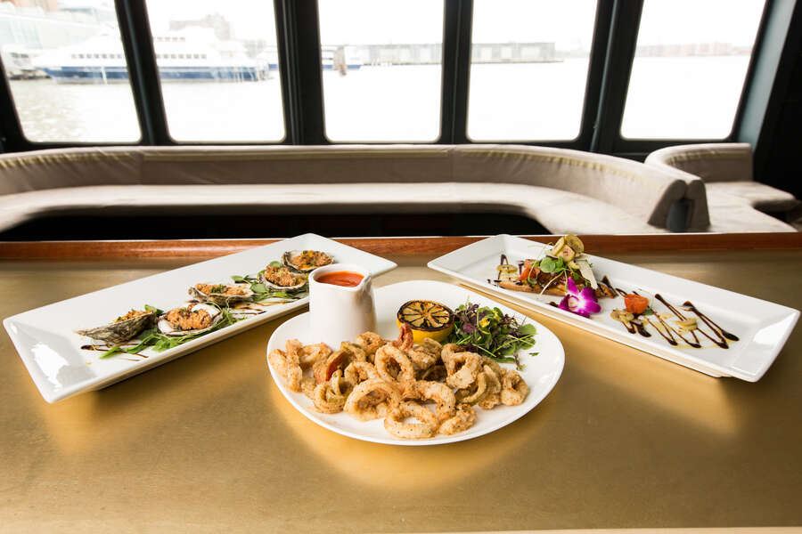 Look Inside Fish Bar Seafood Lounge/Restaurant on a Yacht Thrillist