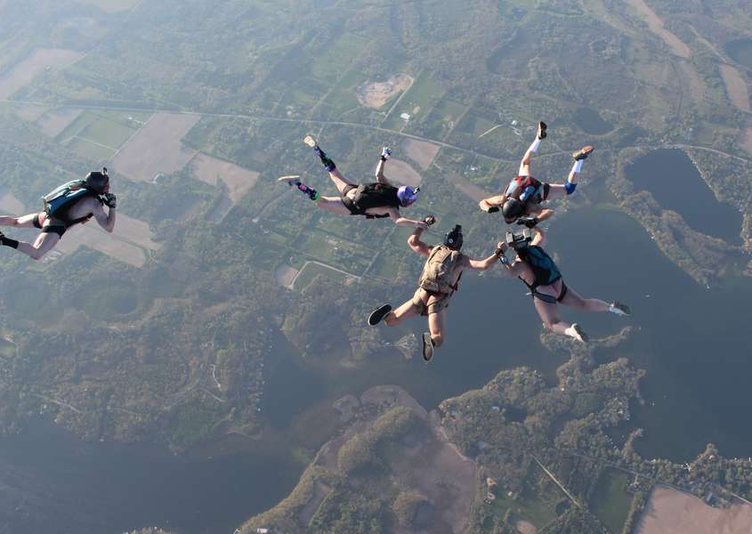Naked Skydiving: Free Falling & Parachuting in the Nude - Thrillist