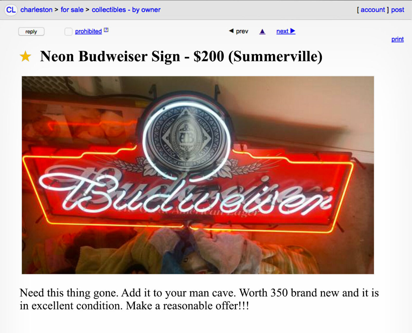 Funny Craigslist Ads in Charleston, South Carolina Thrillist