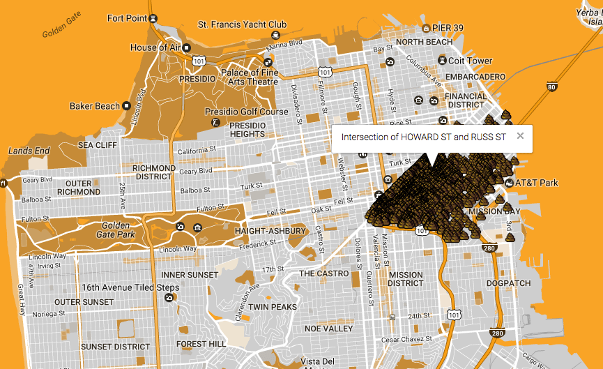 Human Wasteland Map Plots All of San Francisco's Poop Thrillist
