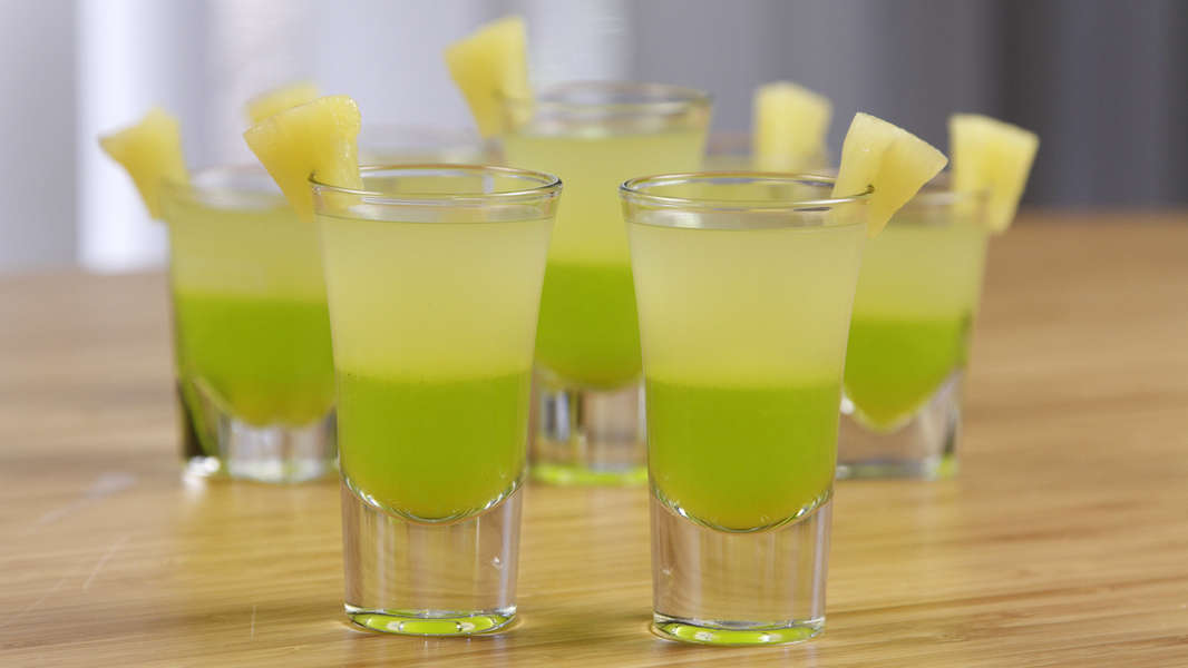 How to Make Lucky Melon Jello Shots Recipe Thrillist