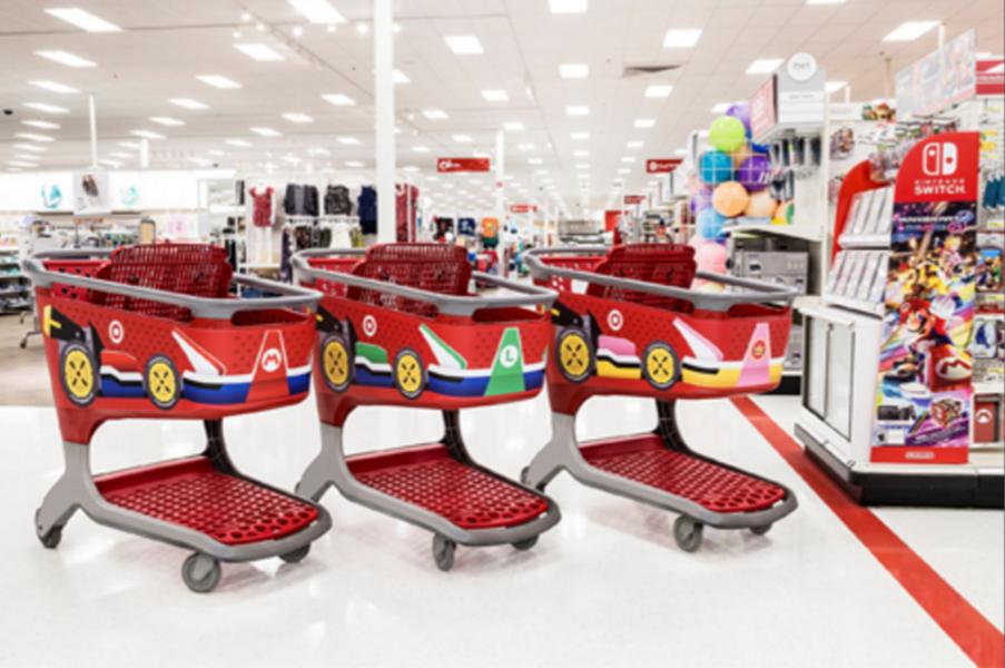 Target Stores Given Super Mario Makeovers For Release Of Mario Kart 8 - Thrillist