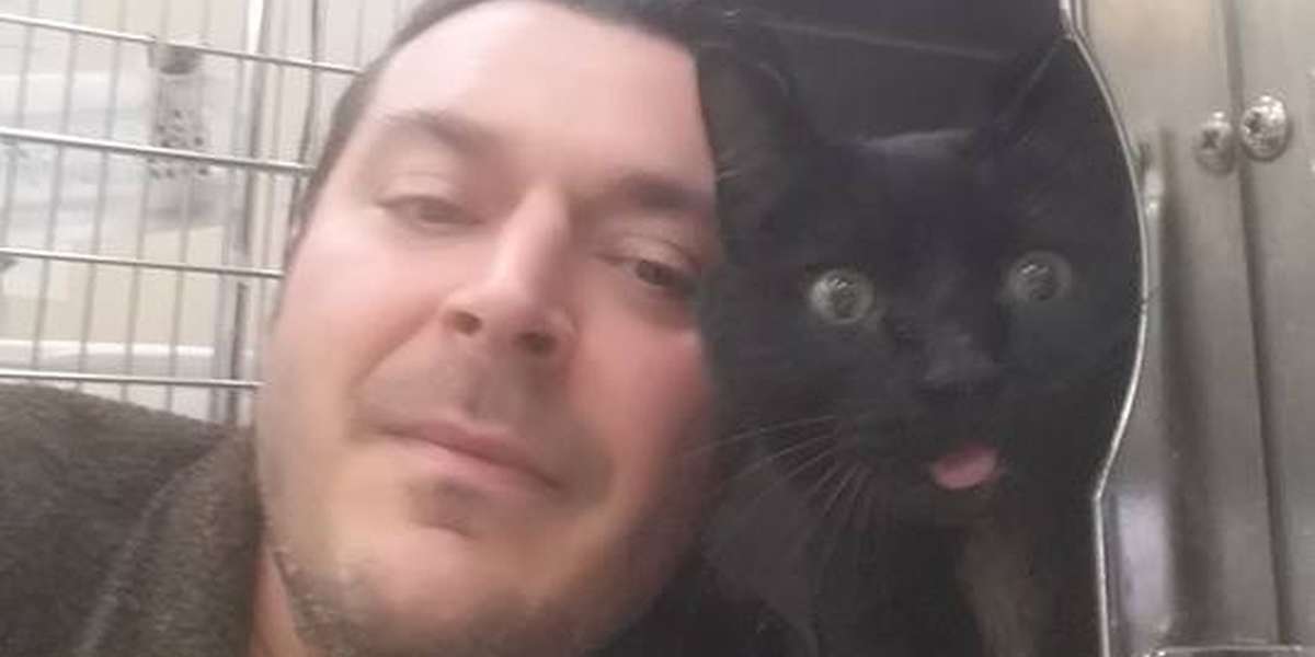 Truck Driver Stops In The Rain To Save 'Dead' Cat — Then Adopts Him