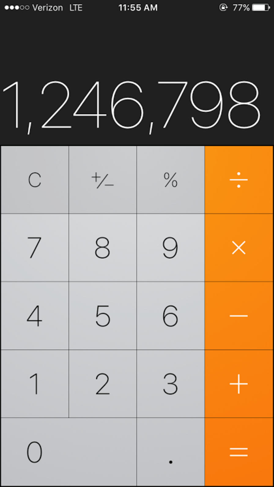 iOS Calculator Hack Lets You Delete Single Digits Thrillist