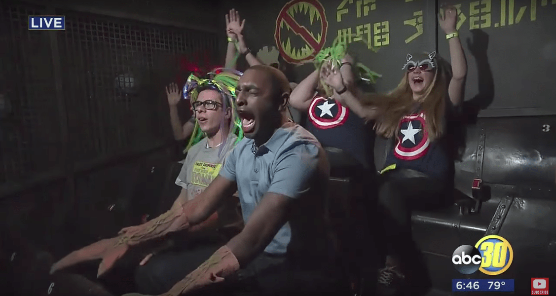 Reporter Freaks Out on Disneyland's 'Guardians of the Galaxy' Ride