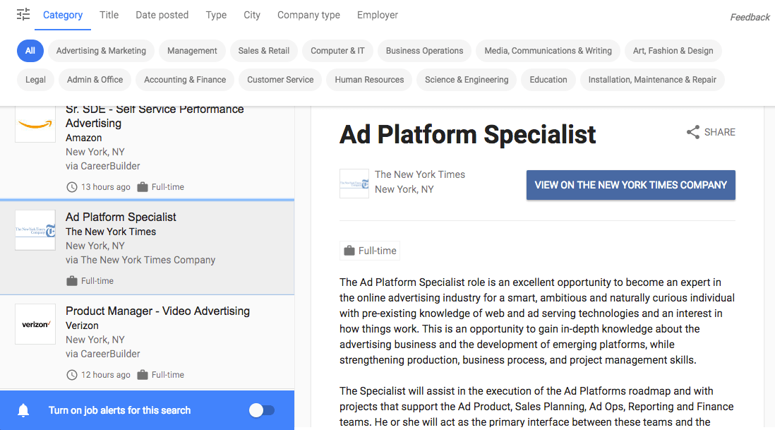 Google Wants to Change Job Hunting With Google for Jobs Thrillist