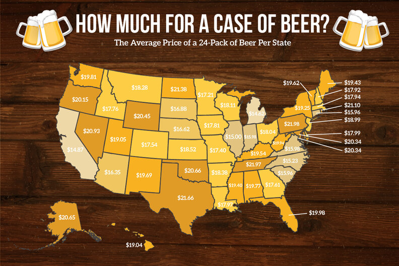 What a Case Of Beer Costs In Every State, According To New Study