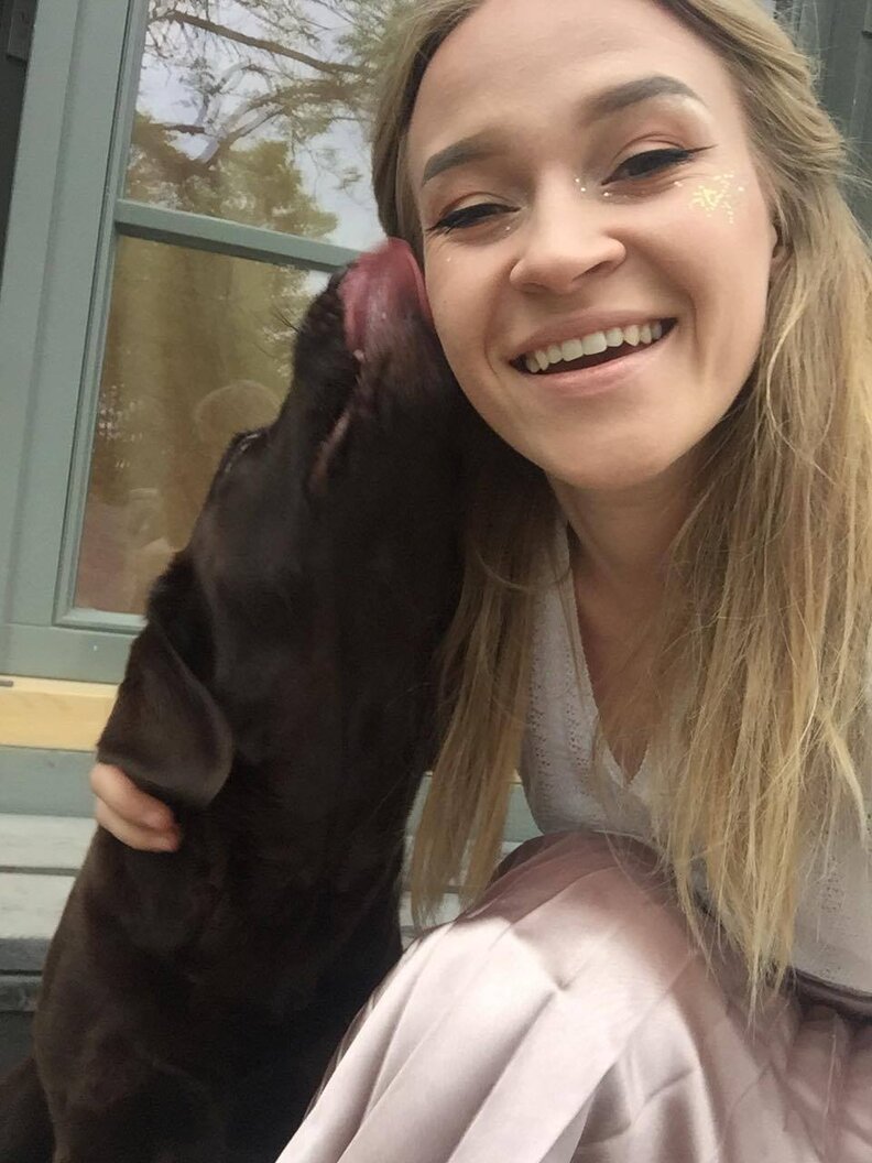 Curious Dog Accidentally Crashes Wedding — And Stays For The Party