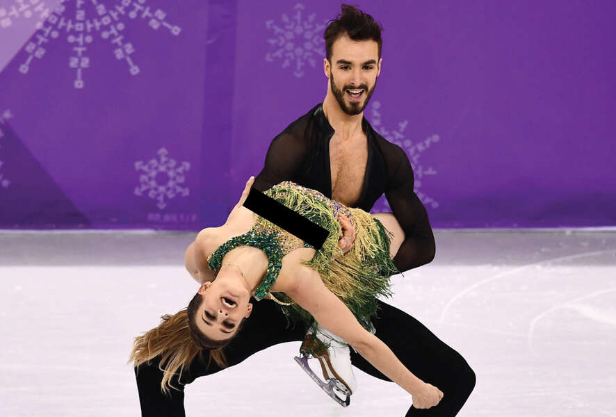 Winter Olympics 2018 Ice Dancers Wardrobe Malfunction Thrillist