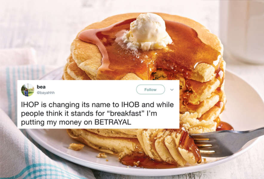IHOP Is Changing Its Name to IHOb and Twitter Has Hilarious Reactions
