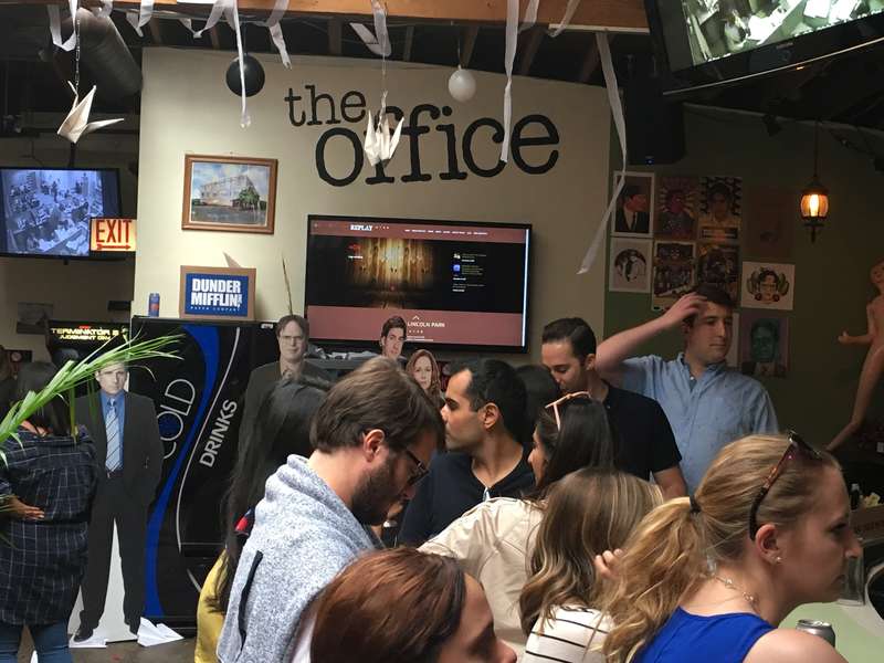 We Went to The Office PopUp Bar at Chicago’s Replay Thrillist