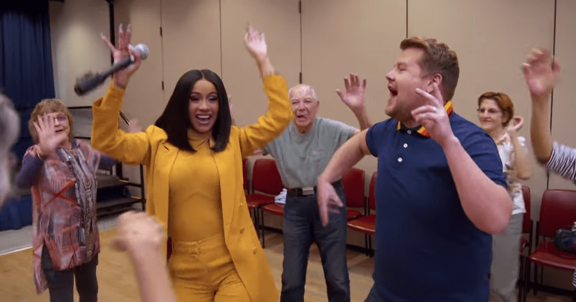 Cardi B's Carpool Karaoke Features Senior Citizen Dance Class Thrillist