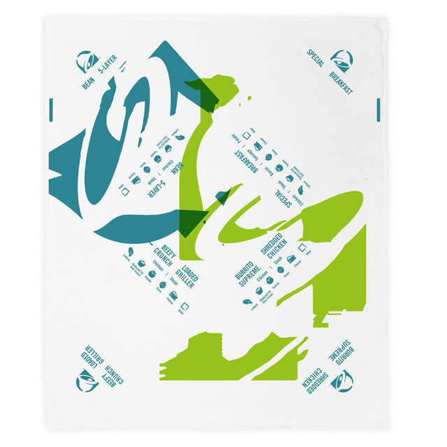 Taco Bell is Selling a New Burrito Wrapper Plush Blanket Thrillist