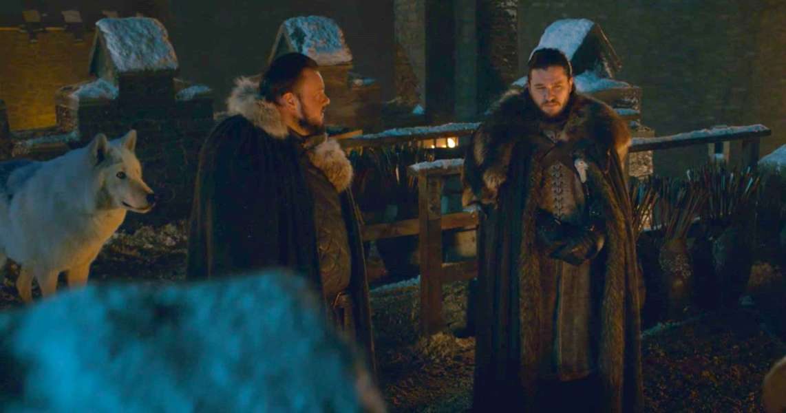 Game of Thrones Season 8 Jon Snow's Direwolf Ghost