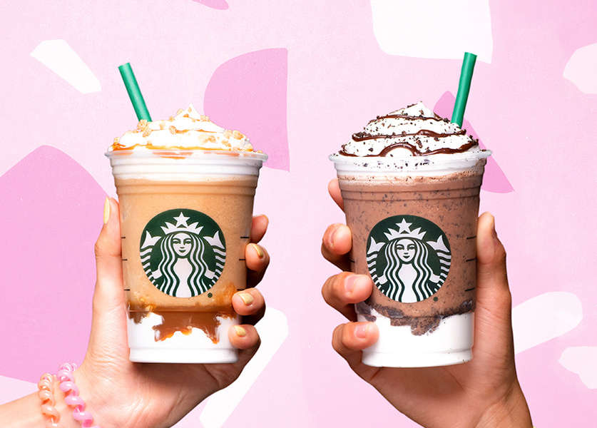 Starbucks Adds Mocha Cookie Crumble & Caramel Ribbon Frappuccinos to
