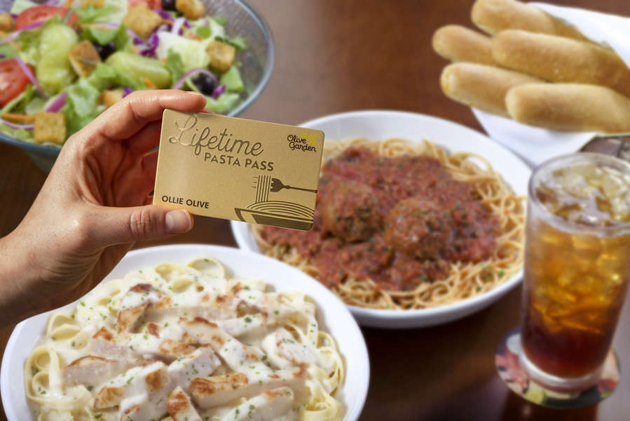 Olive Garden Lifetime Pasta Passes 2019 How To Get Unlimited Free