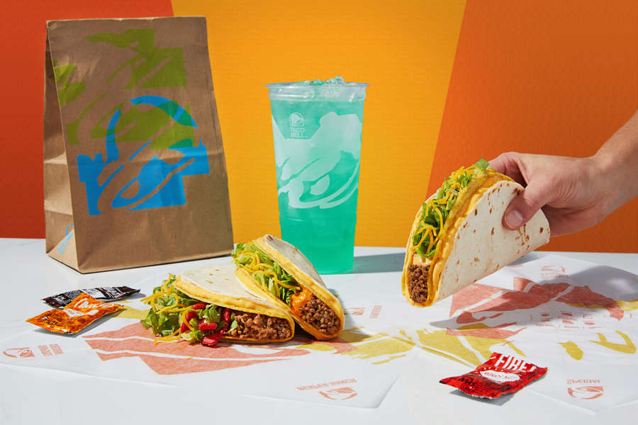 Taco Bell 1 Double Stacked Tacos What Are the 3 New Flavors? Thrillist
