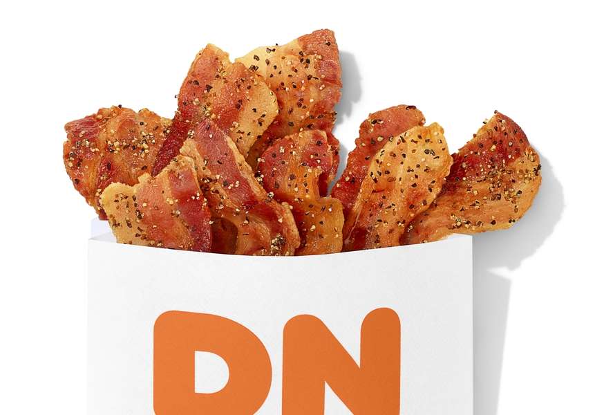 Dunkin' Snackin' Bacon When Does the New Snackable Bacon Hit Menus