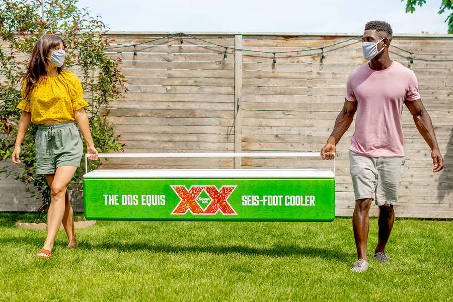 Dos Equis 'SeisFoot Coolers' are Made for Social Distancing Outside