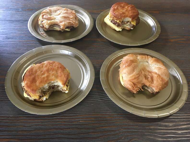 Burger King Breakfast Sandwich Taste Test How Good is Impossible