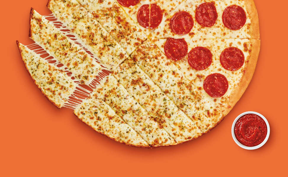 Little Caesars SlicesNStix Pizza New Hybrid Pie Hits the Menu