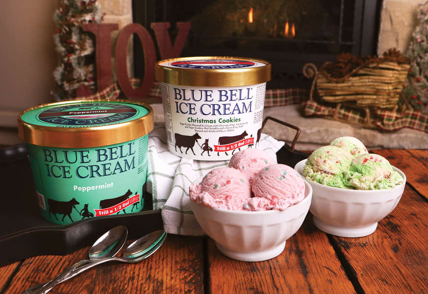 Blue Bell Holiday Ice Cream Flavors 2020 Christmas Cookie & More