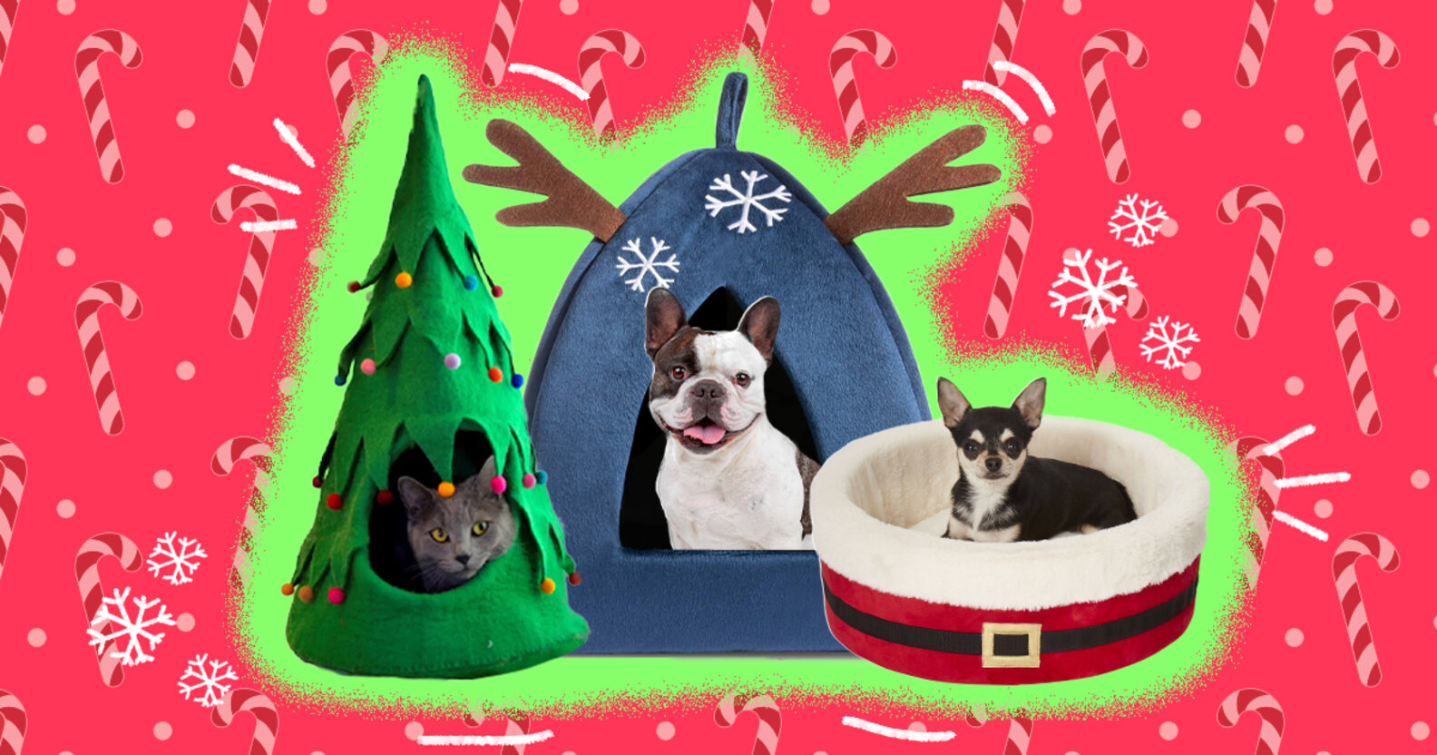 Christmas Pet Beds Are A Real Thing You Can Get Your Dog Or Cat
