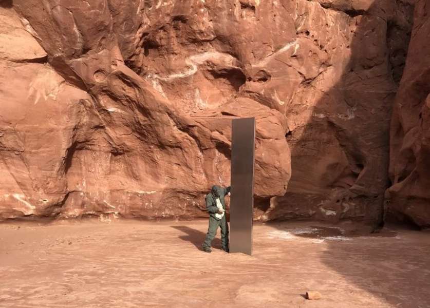Monolith Found in Utah What to Know About the Mysterious Metal Object