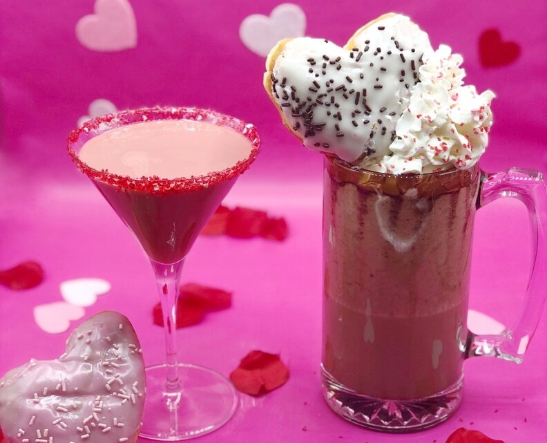 Dunkin' Released Two SuperSweet Cocktail Recipes for Valentine's Day