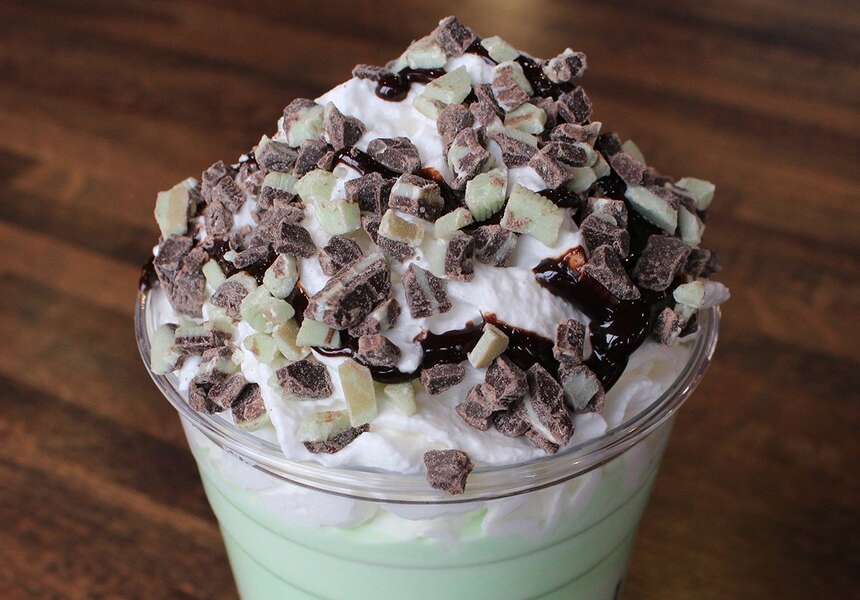 Arby's Mint Milkshake Has Something That McDonald's Shamrock Shake Doesn't Thrillist