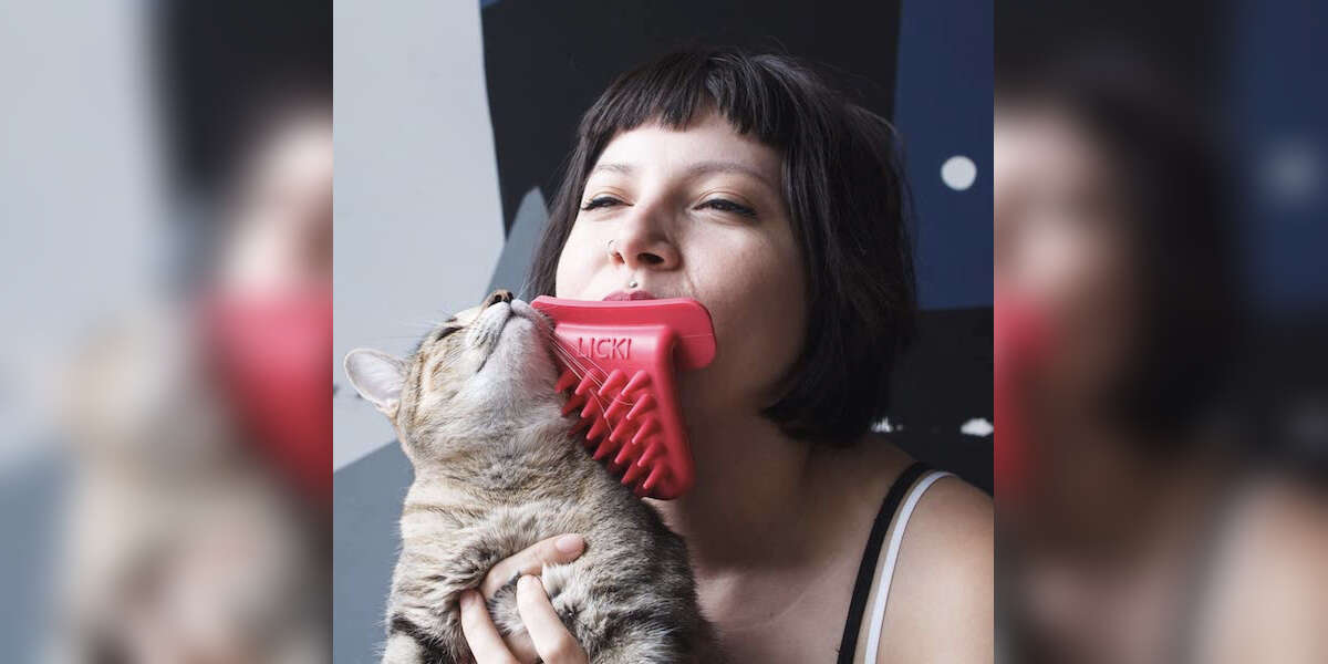The Licki Brush Is The Weirdest Way You Can Help Groom Your Cat
