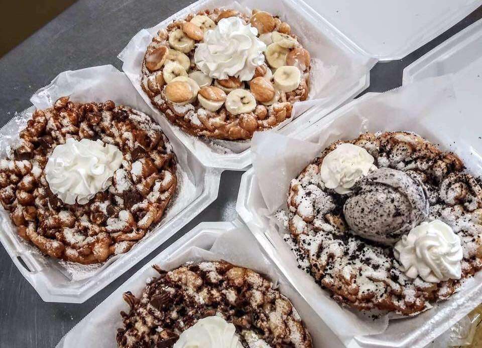 funnel cake paradise delivery Frederic Wicks