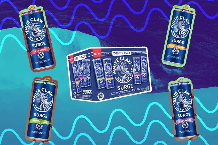 White Claw Surge Variety Pack Surge Variety Pack Has 2 New Flavors