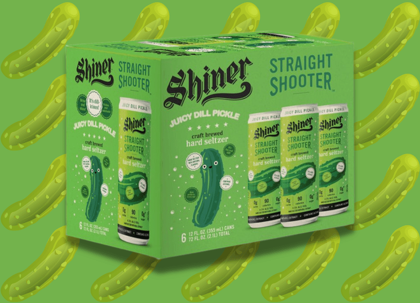 Juicy Dill Pickle Hard Seltzer from Shiner Is Available Now Thrillist