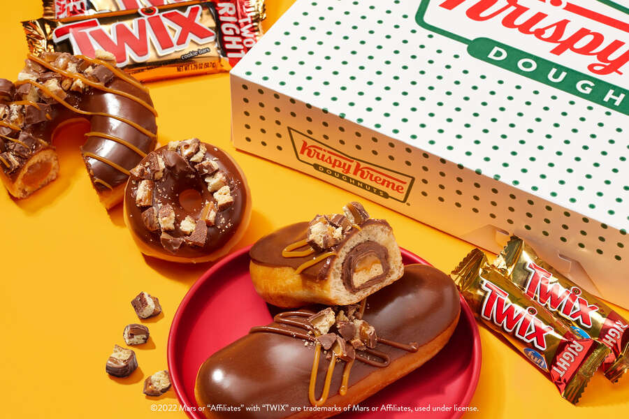 Krispy Kreme Introduces Its First Twixinspired Donuts Thrillist