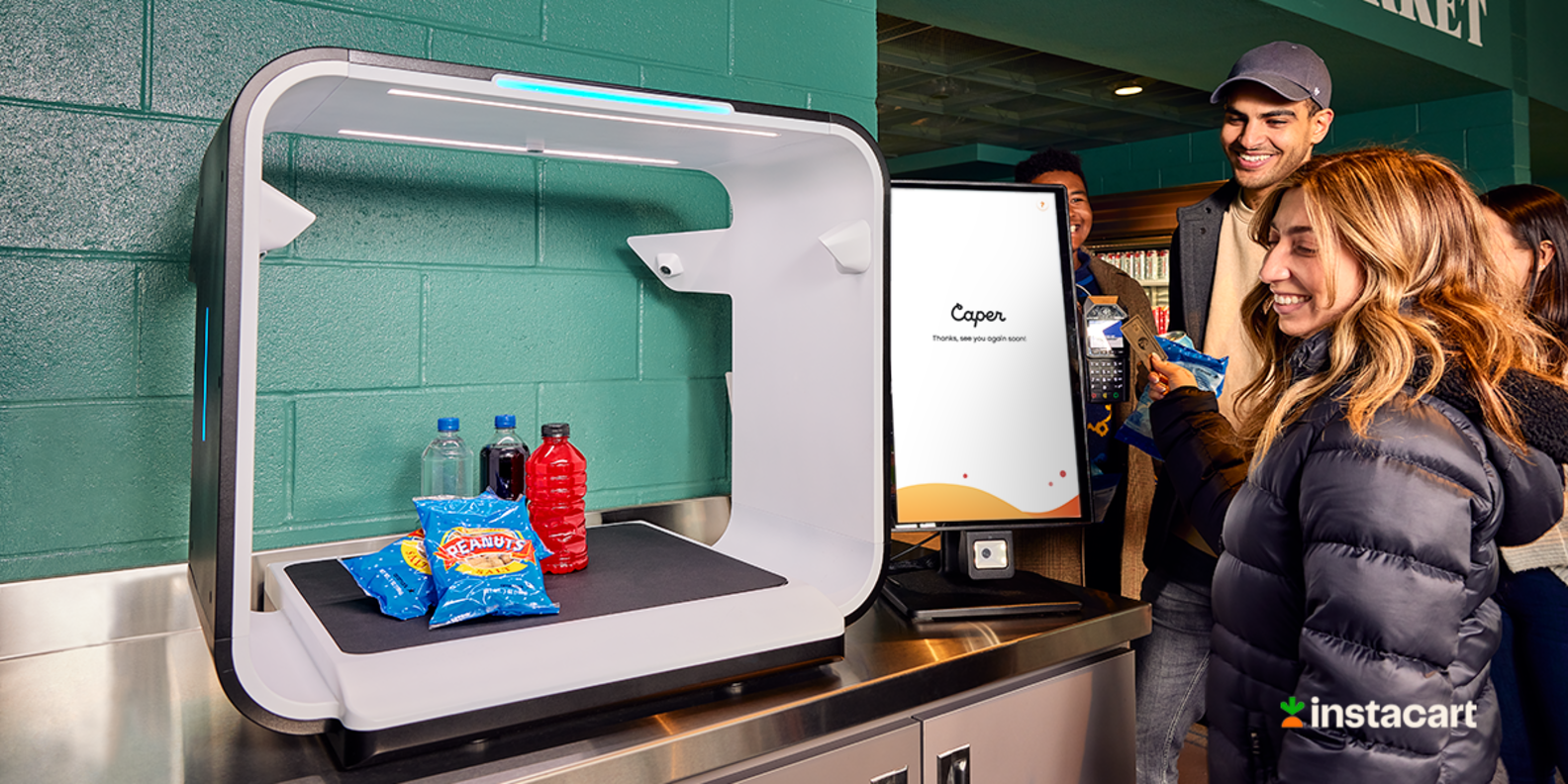 Instacart Introduces AIPowered Way to Pay with Caper Counter & Carts